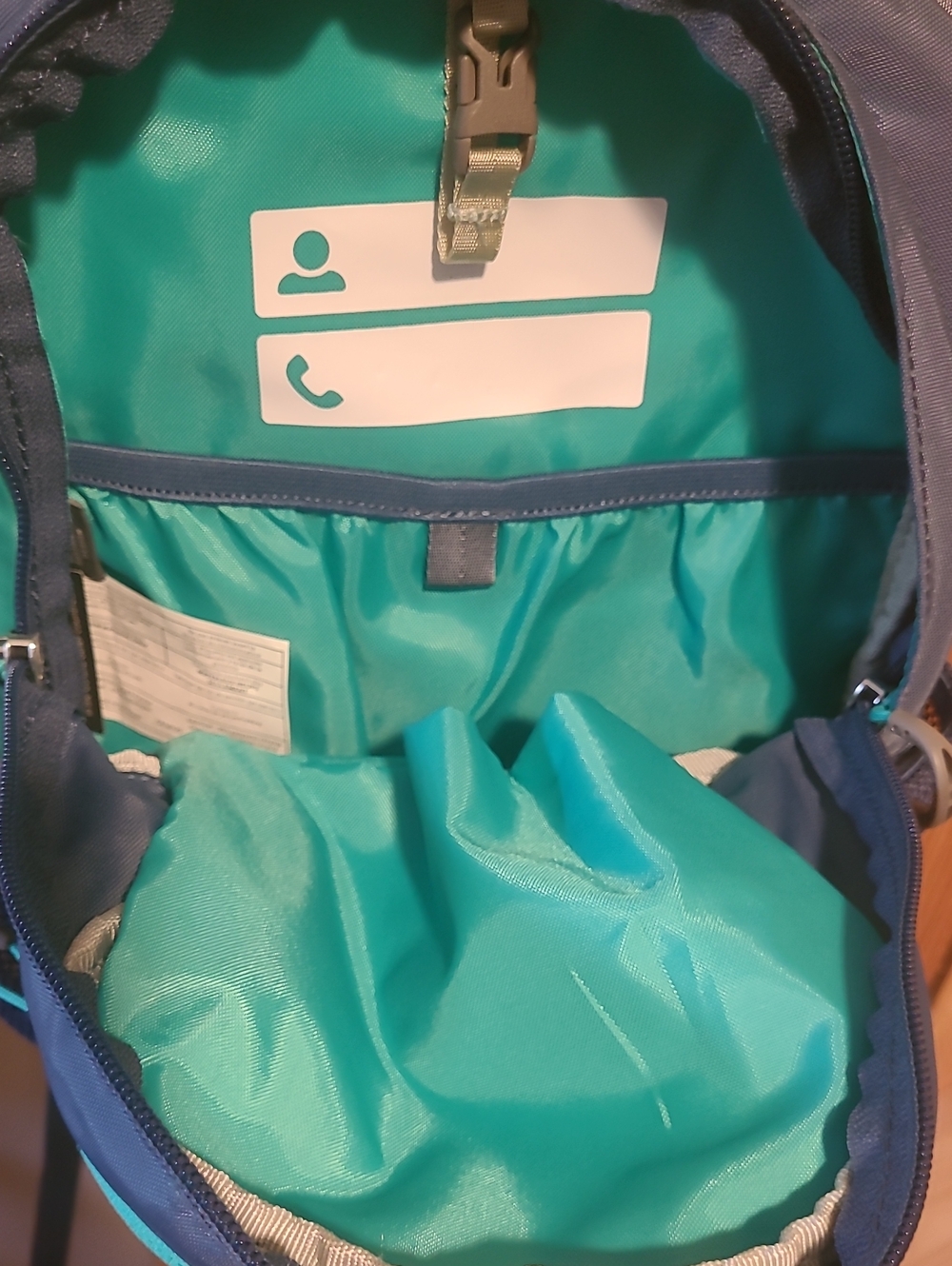 Osprey Daylite Jr Blue Backpack – Has Embroidery On It - Picture 5 of 9